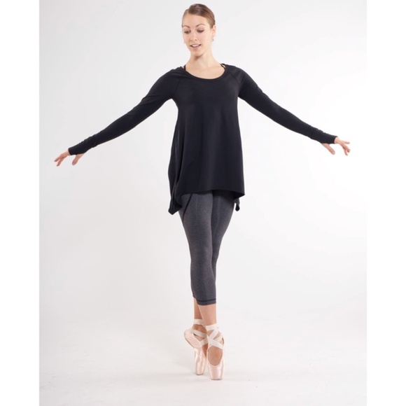 lululemon athletica Tops - Lululemon Rehearsal Long Sleeve -- Black